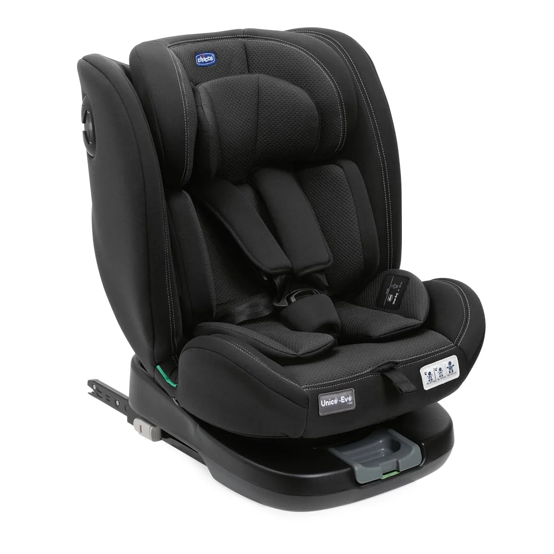 Cadeirinha Único Evo i-Size com Isofix e Top Tether 40–150cm Preto Chicco – 6087030950000