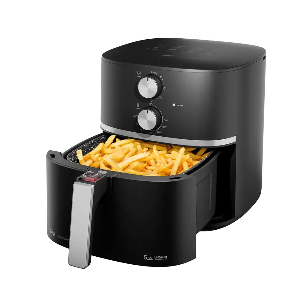 Fritadeira Elétrica Air Fryer Wap Wafg2s 5 Litros Com Revestimento Antiaderente 1500w 220v Preto