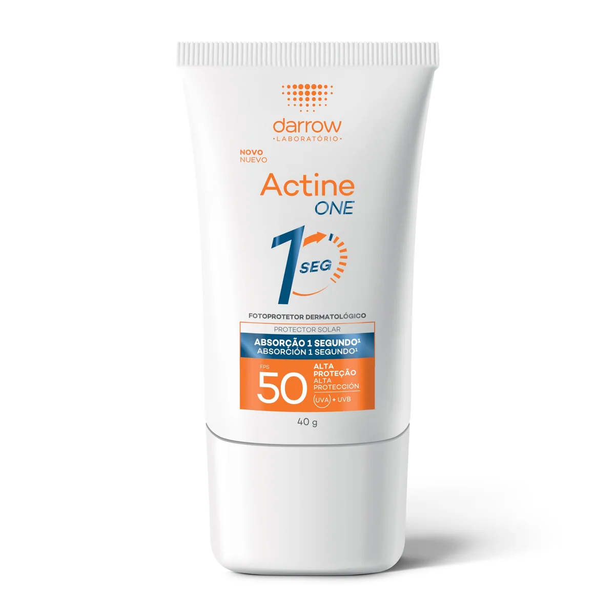 Darrow Actine One Protetor Solar Facial Sem Cor FPS50 40g