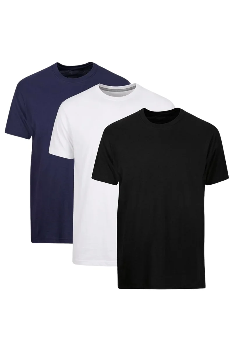 Polo Wear Kit 3 Camisetas Básicas Masculinas 100% Algodão Premium