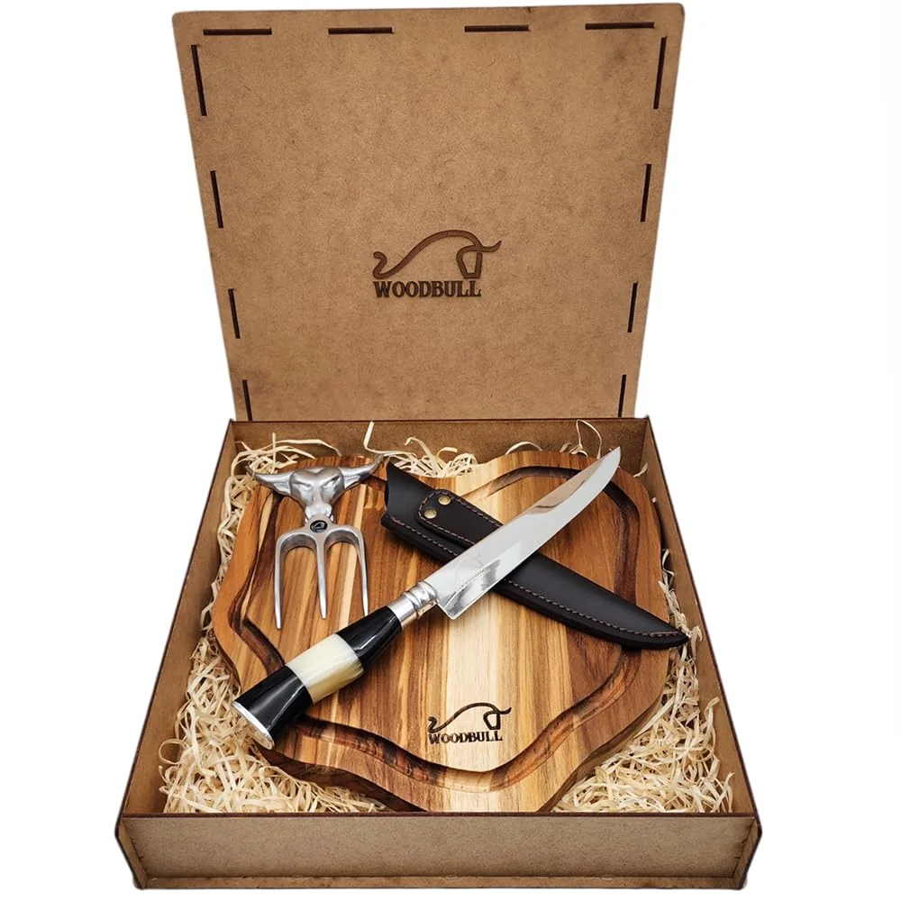 Kit Churrasco Mestre do Churrasco, Série Especial com Ferramentas Profissionais para Preparar e Servir Carnes com Maestria e Estilo – WOODBULL.