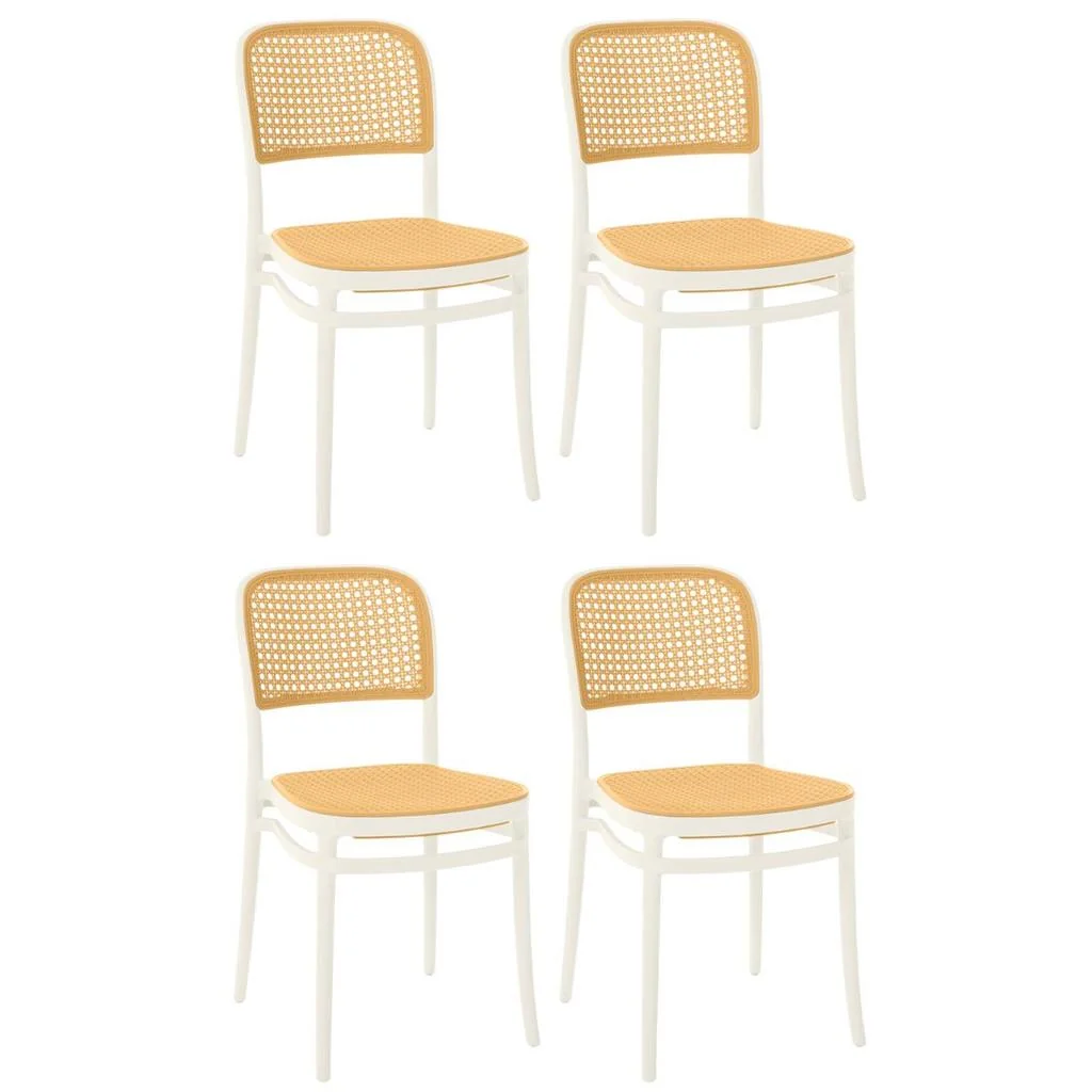 Kit 4 Cadeiras de Jantar Roma para Sala e Cozinha