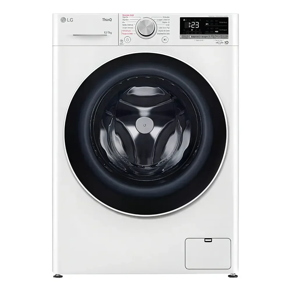 Lava E Seca LG Smart Vc4 12kg Branca Com Inteligência Artifi Cor Branco
