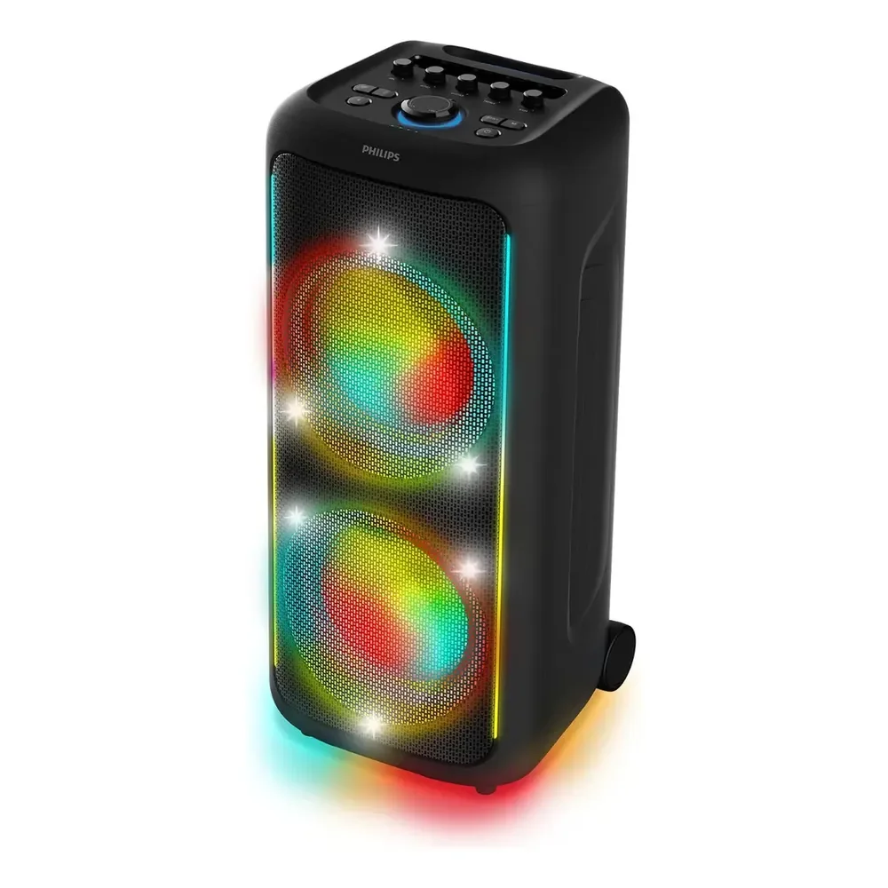 Caixa De Som Bluetooth Tax5000/78, 1800w, Philips, Preto, Party Speaker 127/220v